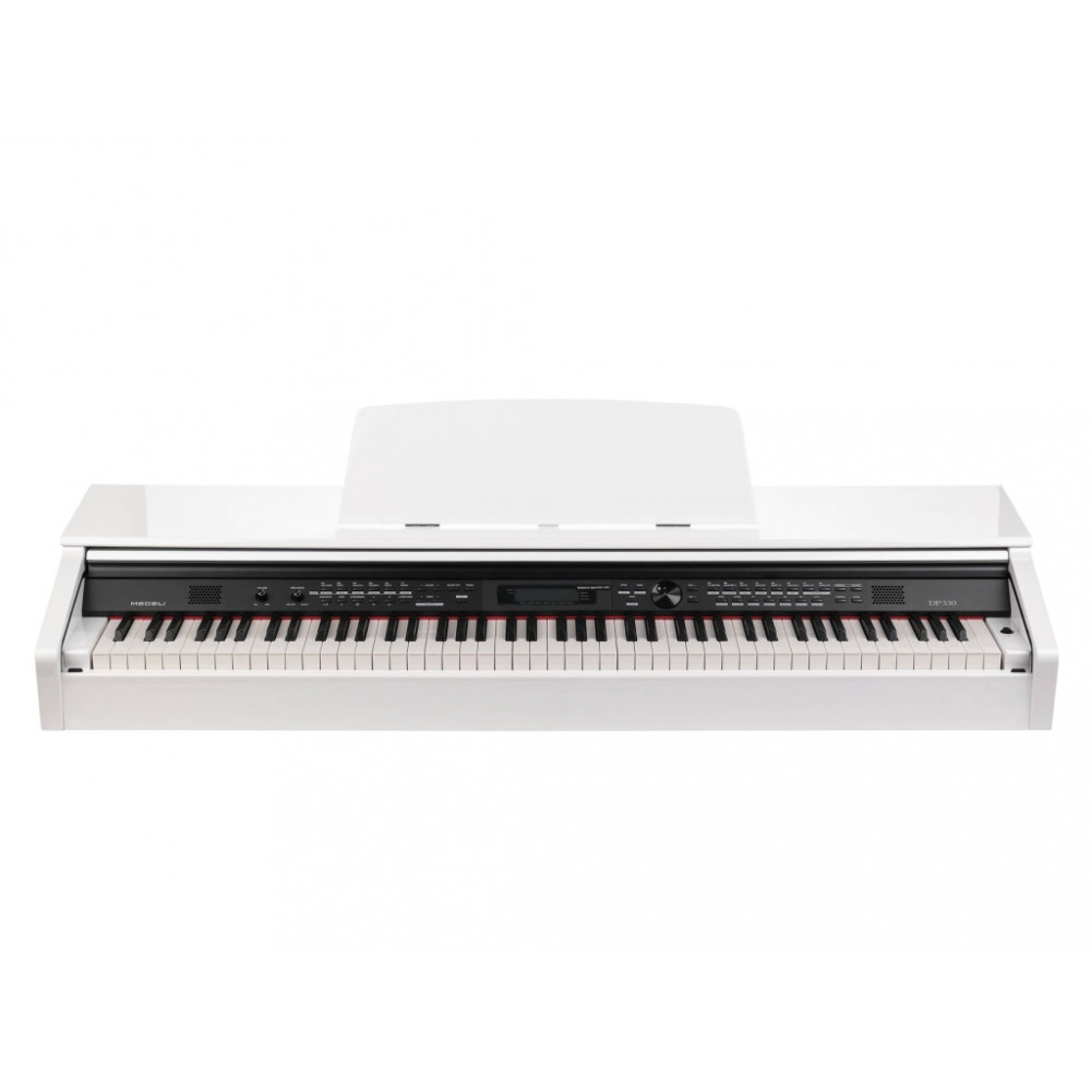 DP330-PVC-WH Цифровое пианино, белое, сатин, Medeli