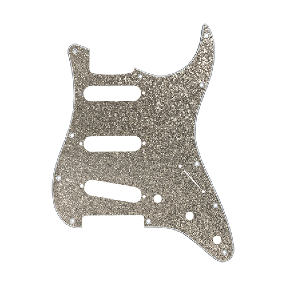 DPP-ST-SIS Защитная накладка электрогитары Stratocaster, SSS, серебро, D'Andrea