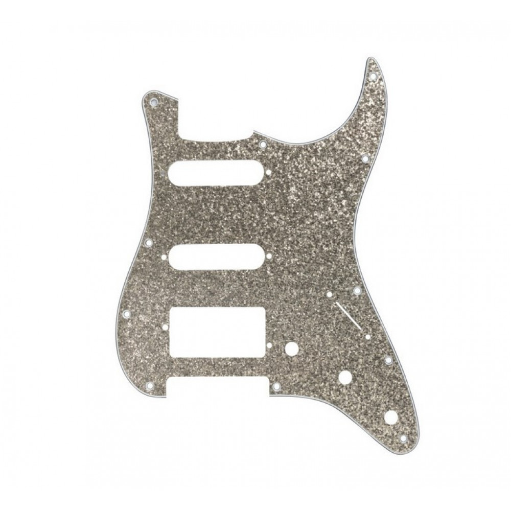 DPP-ST-SIS-HSS Защитная накладка электрогитары Stratocaster, HSS, серебро, D'Andrea