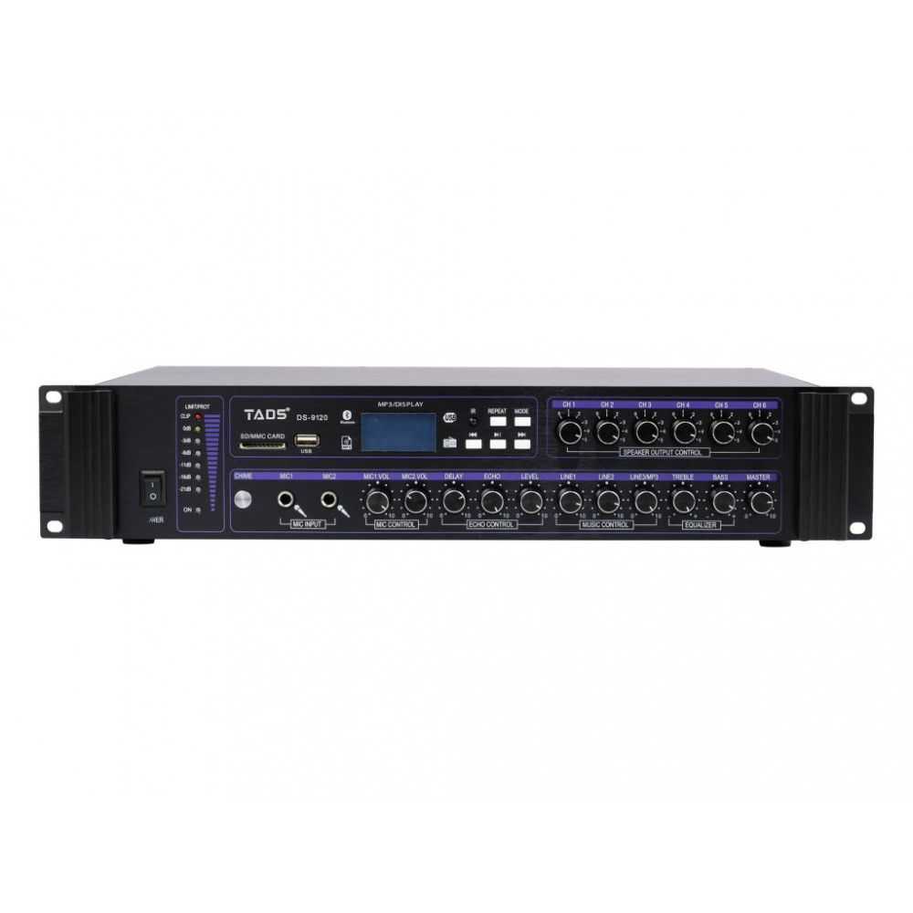 DS-9120 Усилитель мощности трансляционный, 120Вт, TADS
