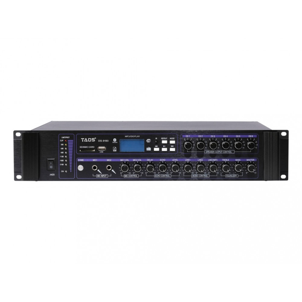 DS-9180 Усилитель мощности трансляционный, 180Вт, TADS