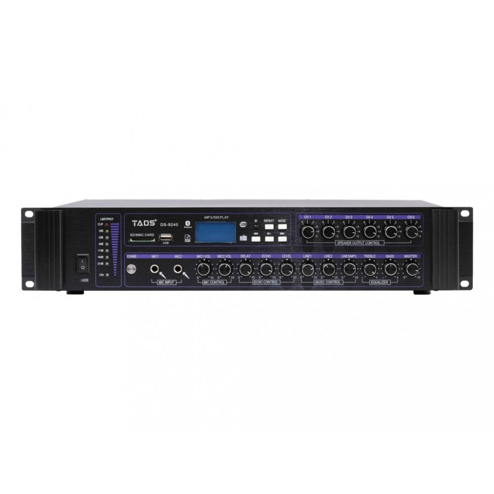 DS-9240 Усилитель мощности трансляционный, 240Вт, TADS