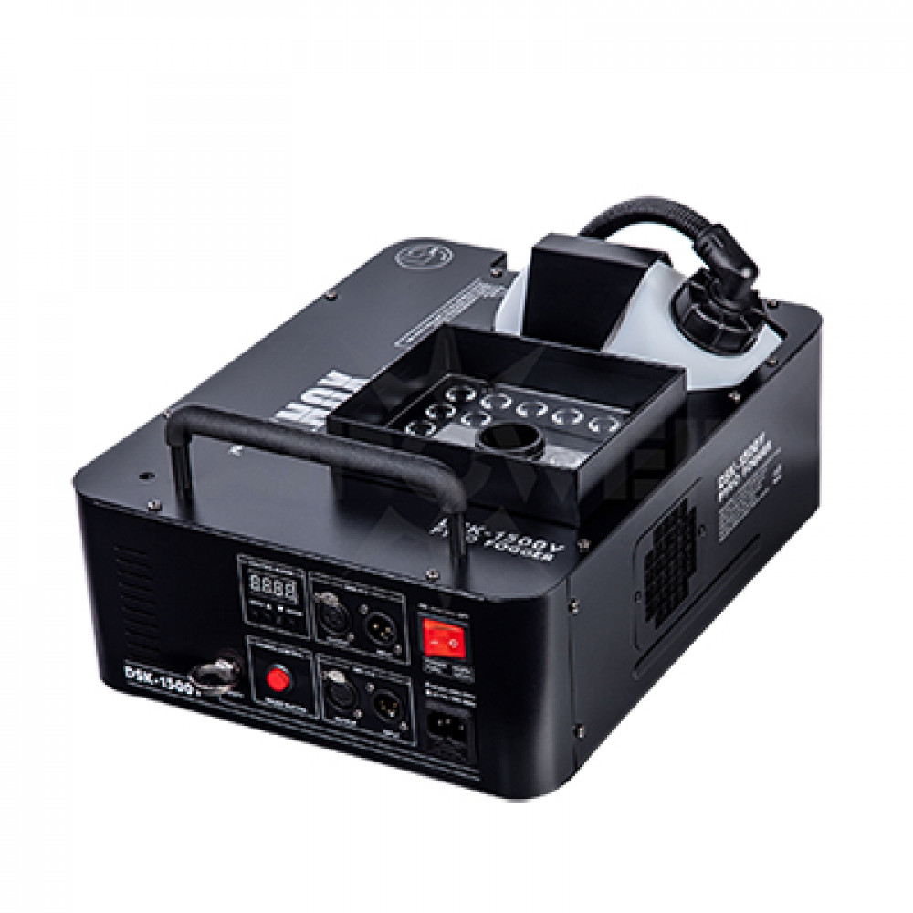 DSK-1500V Генератор дыма, вертикальный, 1500Вт, со светодиодами, DJPower