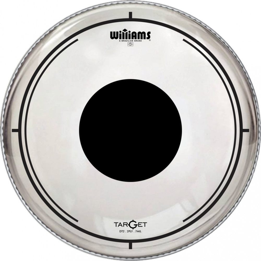 DT2-7MIL-08 Target Dot Series Clear Пластик для том-барабана 8", прозрачный, Williams