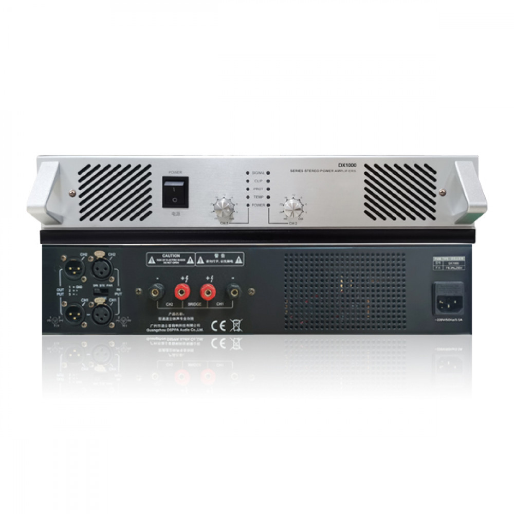 DX1500 Усилитель мощности, 2х230Вт, DSPPA