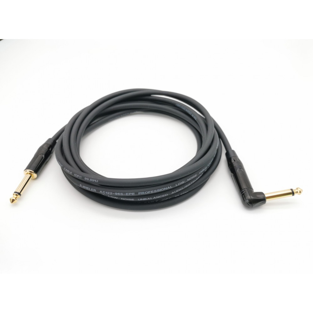 E15-JR-J-0400-0 Кабель инструментальный, прямой/угловой, 4м, ZZcable