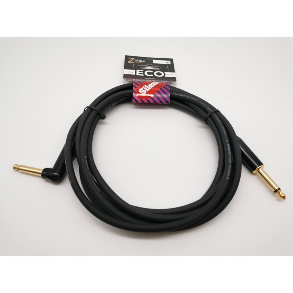 E19-JRS-J-0400-0 Кабель инструментальный Silent, прямой/угловой, 4м, ZZcable