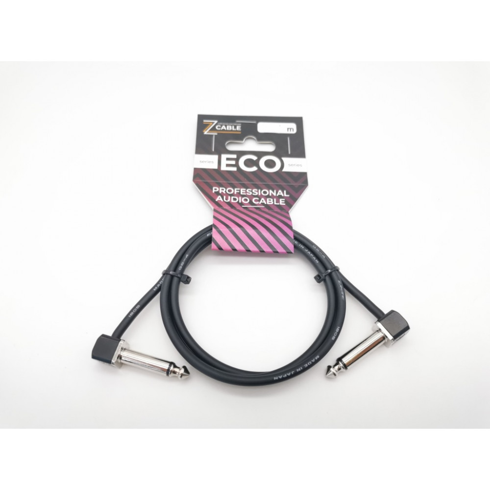 E45-JR-JR-0070-0 Патч-кабель, угловой, беспаечный корпус, 0.70м, ZZcable