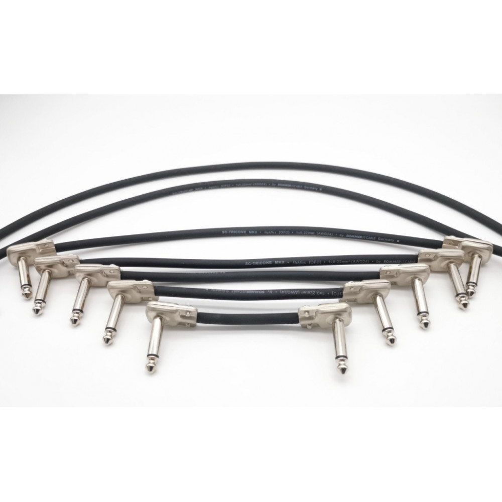 E46-JR-JR-0020-0 Кабель патч Jack угловой "таблетка", 20см, ZZcable