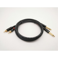 Кабель аудио 2хRCA-2хJack ZZcable E57-2RCA-2J-0300-0, 3м