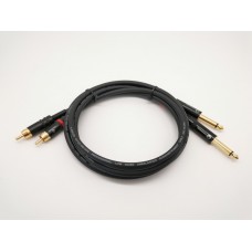 E57-2RCA-2J-0300-0 Кабель аудио 2хRCA-2хJack, 3м, ZZcable