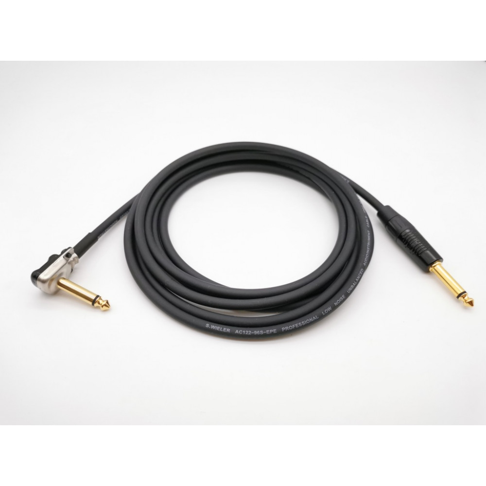 E59-JR-J-0400-0 Кабель инструментальный, 4м, прямой/угловой, ZZcable