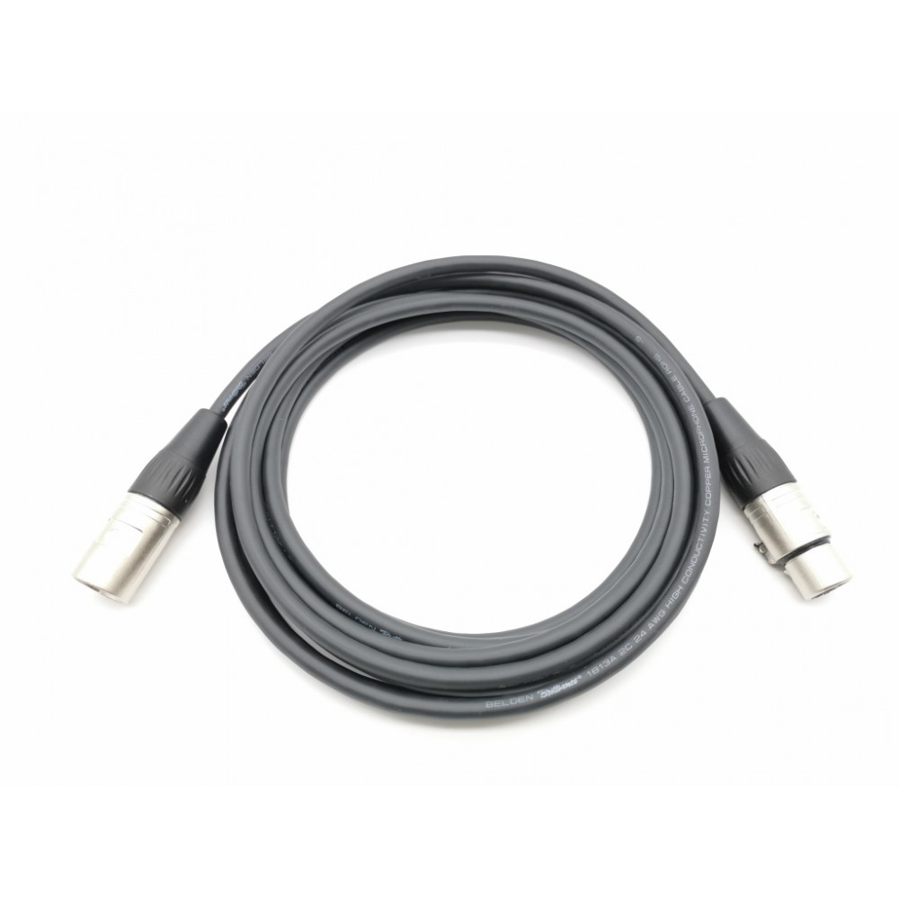 E65-XLR-M-F-0200-0 Кабель микрофонный (балансный) XLR-M-F, 2м, ZZcable