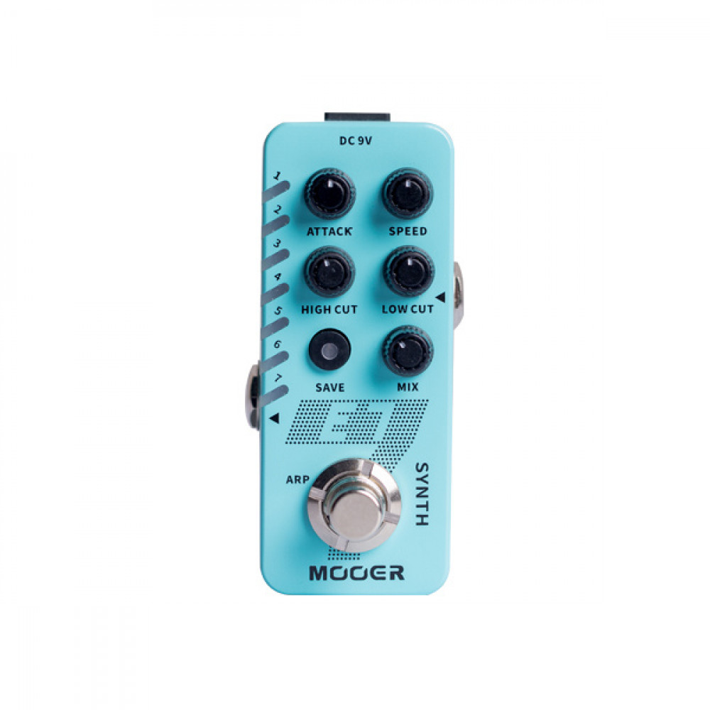 E7 Polyphonic Guitar Synth Педаль эффектов, Mooer