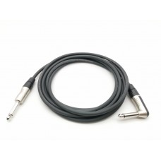E71-JR-J-0400-0 Кабель гитарный (инструментальный) Jack-Jack угловой, 4м, ZZcable