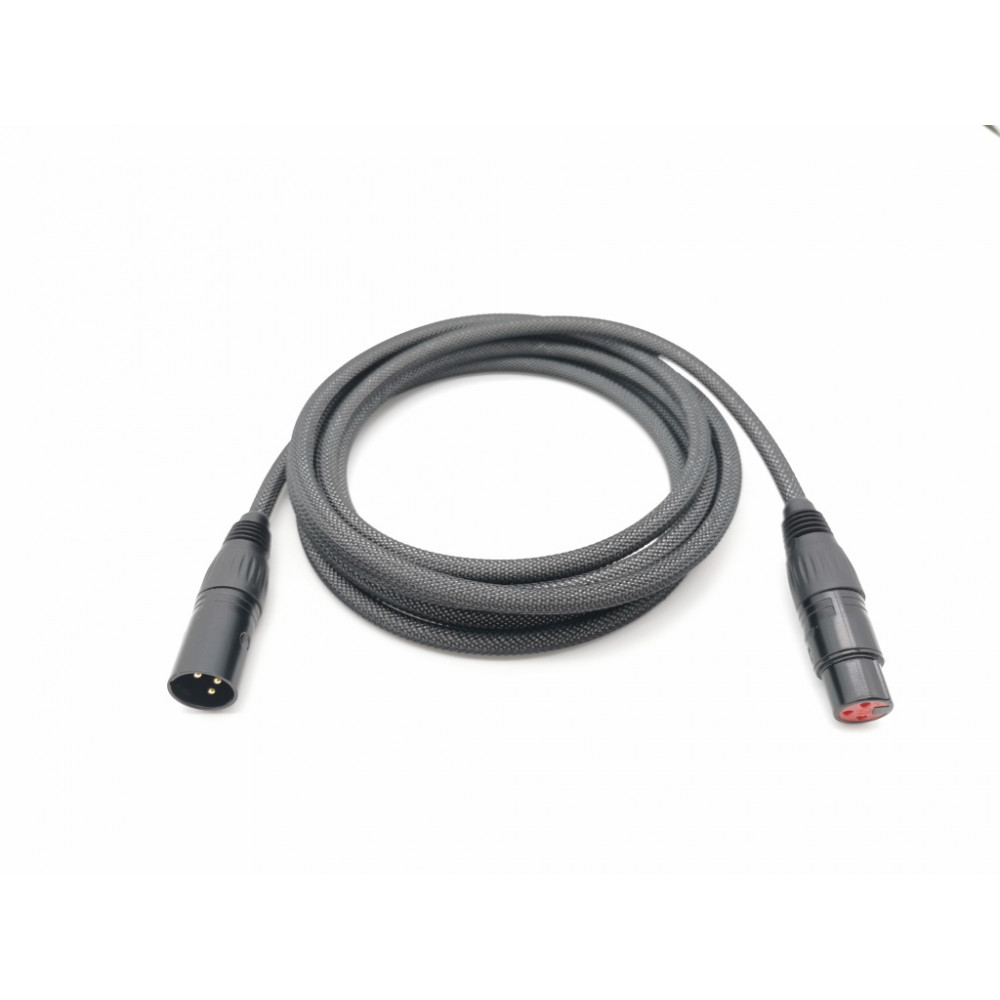 E72-XLR-M-F-0300-Z1 Кабель балансный (микрофонный) XLR-M-F, 3м, ZZcable