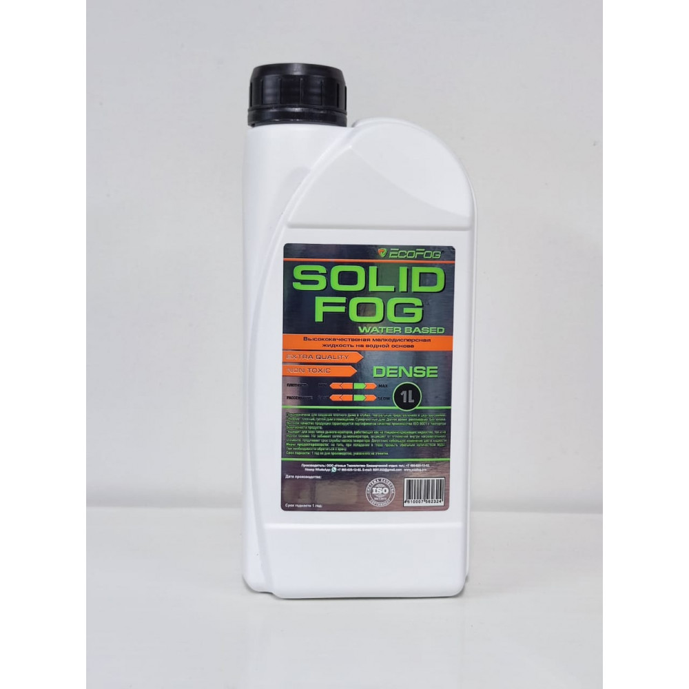 EF-Dense-1L Жидкость для дым машин, плотный долгий дым, 1л, EcoFog