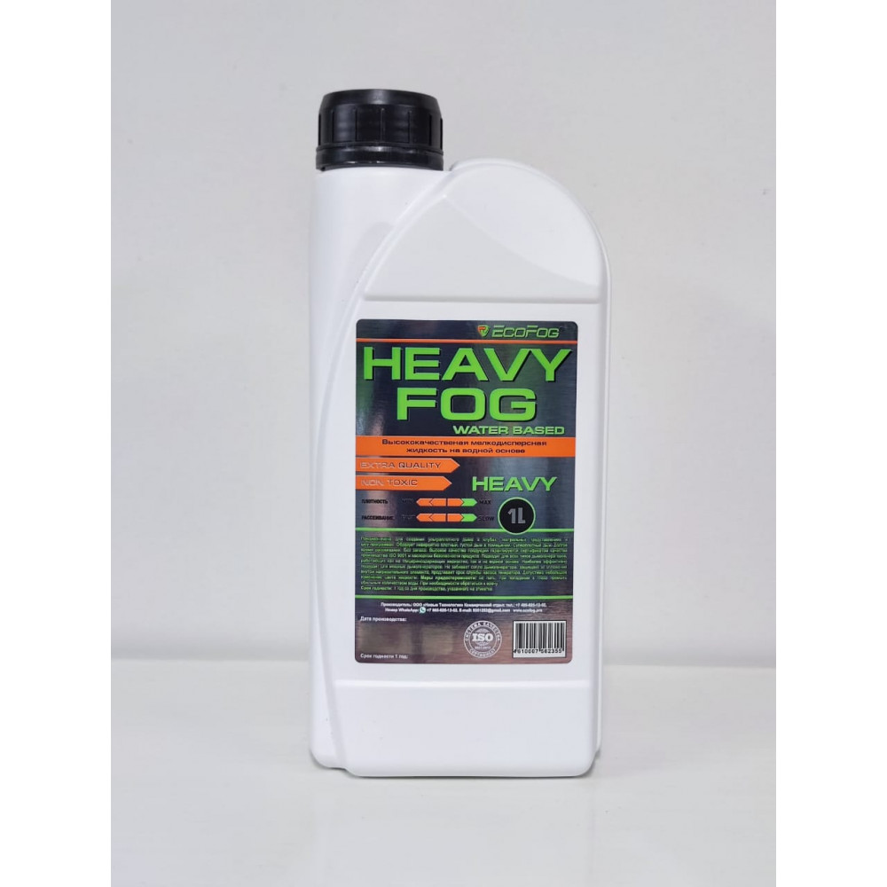EF-Heavy-1L Жидкость для дым машин, ультра плотный дым, 1л, EcoFog
