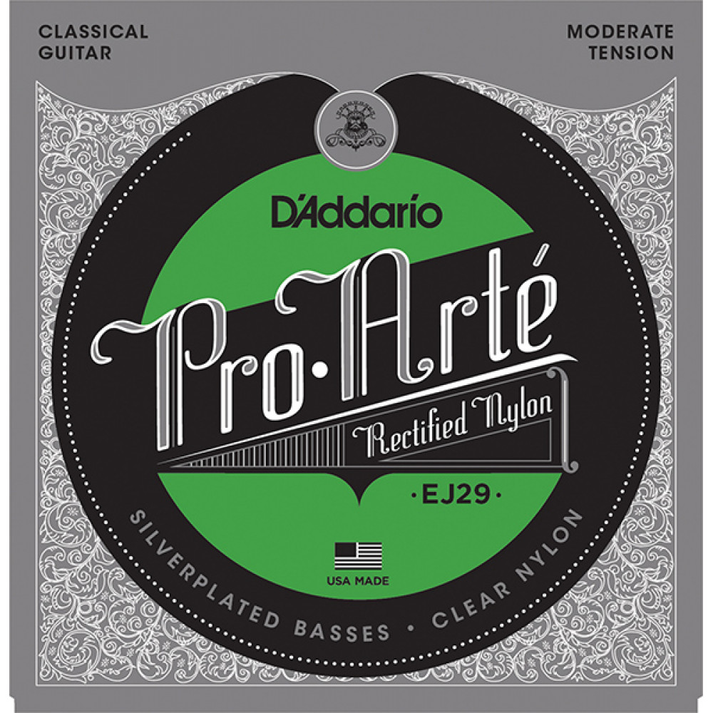 EJ29 CLASSIC Струны для классической гитары нейлоновые Moderate D`Addario