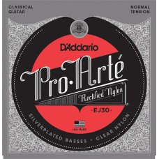 EJ30 CLASSIC Струны для классической гитары нейлоновые Normal D`Addario