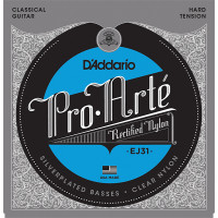 Струны для классической гитары нейлоновые D'Addario EJ31 CLASSIC, Hard