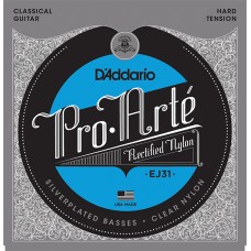 EJ31 CLASSIC Струны для классической гитары нейлоновые Hard D`Addario