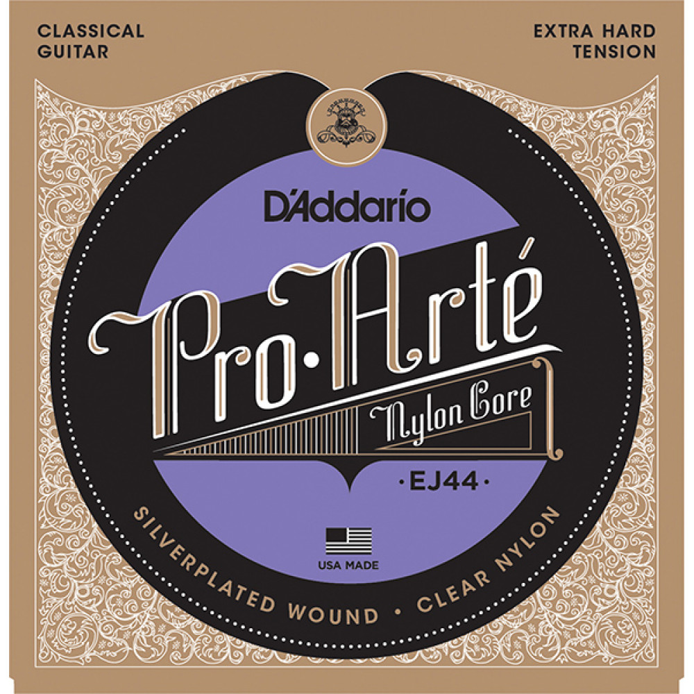 EJ44 PRO ARTE Струны для классической гитары нейлоновые Extra Hard D`Addario