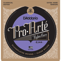 Струны для классической гитары нейлоновые D'Addario EJ44 PRO ARTE, Extra Hard