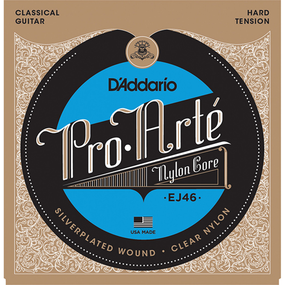 EJ46 PRO ARTE Струны для классической гитары нейлоновые Hard D`Addario