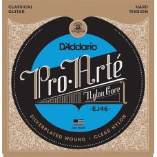 EJ46 PRO ARTE Струны для классической гитары нейлоновые Hard D`Addario