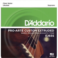 Комплект струн для укулеле сопрано D'Addario EJ65S Pro-Arte Custom Extruded