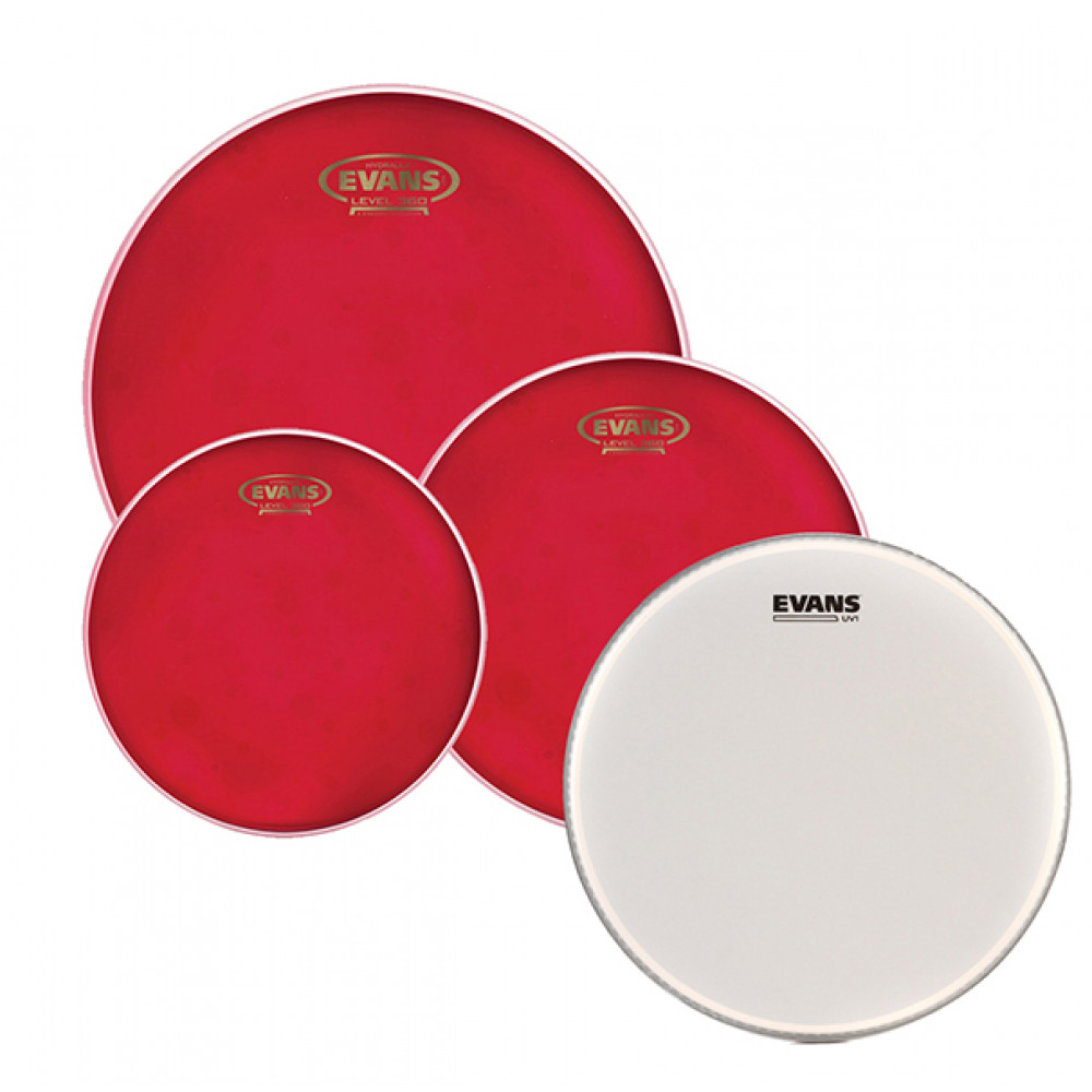 EPP-HRUV1-S Hydraulic Red Standard Набор пластиков для малого и том барабана (12, 13, 16)+14", Evans