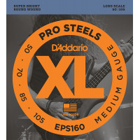Комплект струн для бас-гитары D'Addario EPS160 ProSteels, Medium, 50-105, Long Scale
