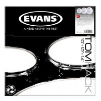 Набор пластика для том барабана Evans ETP-G1CTD-F G1 Fusion, с покрытием 10"/12"/14"