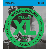 Струны для электрогитары D'Addario EXL130 XL NICKEL WOUND, Extra Super Light 8-38