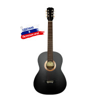 Гитара акустическая Кунгурская Акустика F-Black, черная