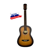 Гитара акустическая Кунгурская Акустика F-Sunburst, санберст