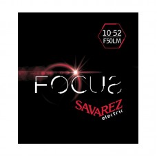 F50LM Focus Комплект струн для электрогитары, сталь, 10-52, Savarez