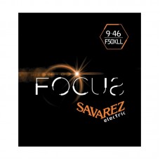 F50XLL Focus Комплект струн для электрогитары, сталь, 9-46, Savarez