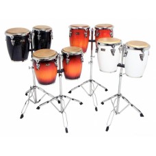 Club Salsa Mini Conga Natural набор мини конга 9+10 со стойкой