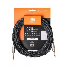 FAS-5(BK/WH) Кабель инструментальный, черный/белый, 5м, Leem
