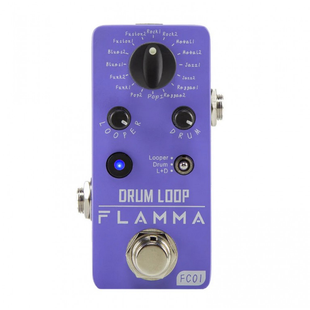 FC01 Drum Machine Phase Loop Педаль эффектов, Flamma