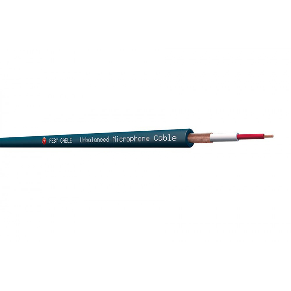 FC134BK-100 Кабель микрофонный, черный, 100м, Feby Cable