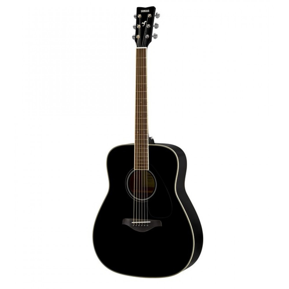 FG820-BL Гитара акустическая, черная, Yamaha