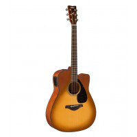 Гитара электро-акустическая Yamaha FGX800C-SDB, с вырезом, санберст