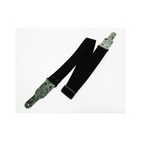 Ремень для гитары Fidel FL00014C Cotton, хлопок, черный