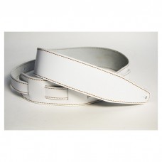 FL1110231LP Premier Ремень для гитары, кожаный, белый, Fidel