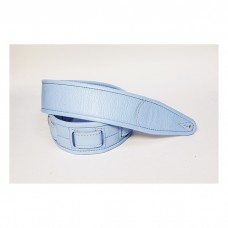 FL700004CU Leather Custom Ремень для гитары, кожаный, голубой, Fidel