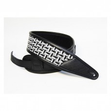 FL70000TCU Leather Custom Textil Ремень для гитары, кожа/текстиль, черный, Fidel