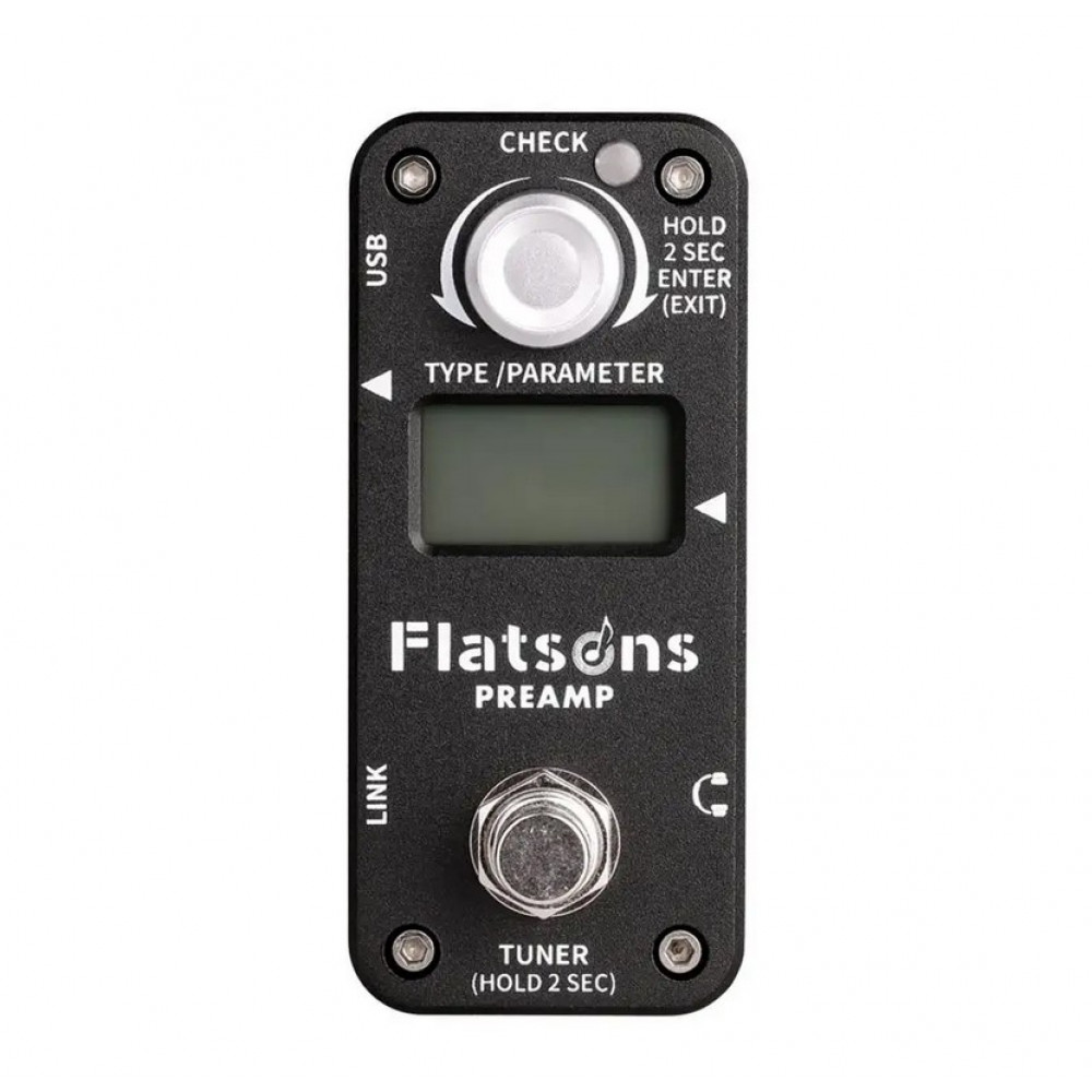 FPR1 Preamp black Педаль эффектов, Flatsons